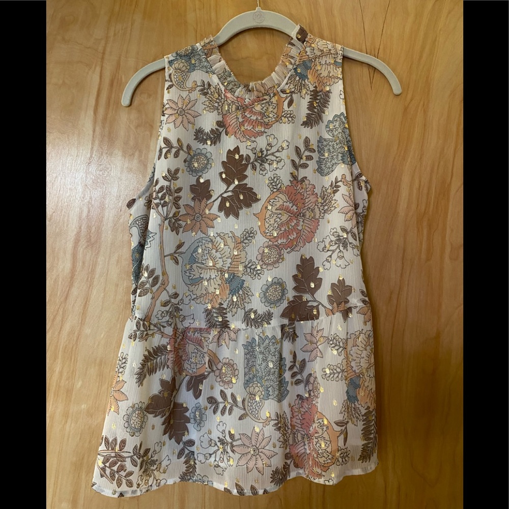 Womens floral tank top